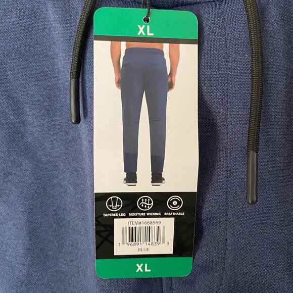 Spyder Active ProWeb Performance Jogger Pants Blue Men's XL Tapered Stretch New - Picture 9 of 10